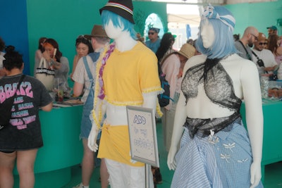 Goodwill also partnered with mannequin maker Greneker, which provided size-inclusive and diverse mannequins; Coachella fans could style different looks for the mannequins using clothing sourced from Goodwill. The Coachella Art Studios will return for weekend two, and Grammy-winning singer-songwriter James Fauntleroy will be on site April 20 to discuss his career and his work in empowering individuals to re-imagine their world by adding new ideas to old items.