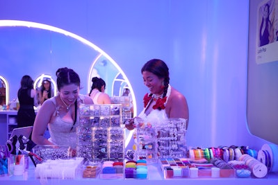 The activation also offered fit and merch embellishments selected by celebrity stylists and inspired by Pinterest’s Coachella trends, including 'Eclectic Grandpa' (think: lace, leather, bows, pins, ribbons, charms, chains, oversize hair clips and gems, and patches).
